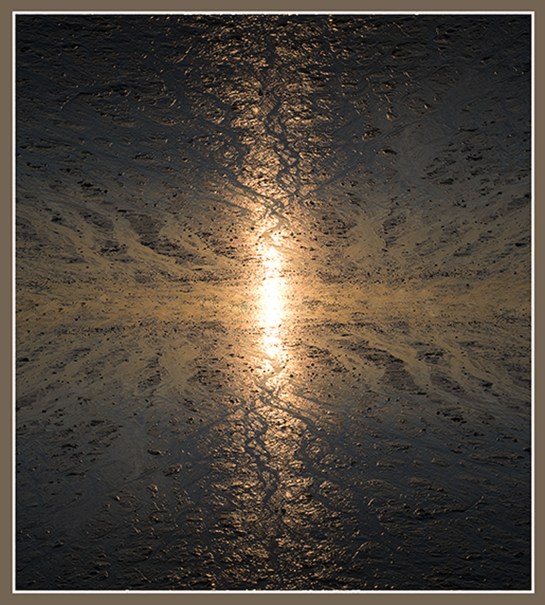 Reflejos en la orilla Playa de La Caleta - Cádiz