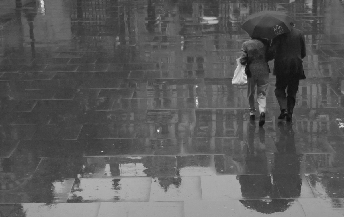 Llueve. Rafael Sánchez