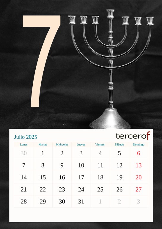 Julio 2025 – Calendario&nbsp;3F